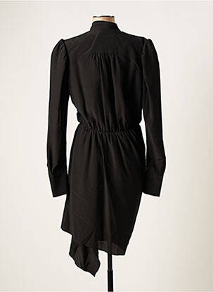 Robe mi-longue manches longues manches longues noir LANVIN femme