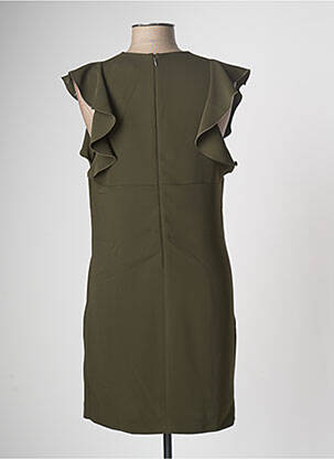 Robe mi-longue manches courtes manches courtes vert DSQUARED2 femme