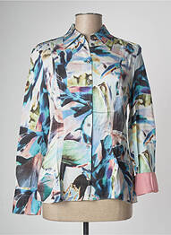 Chemisier coupe cintrée manches longues bleu PAUL SMITH femme