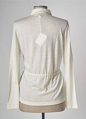 Chemisier coupe cintrée manches longues beige FABIANA FILIPPI femme