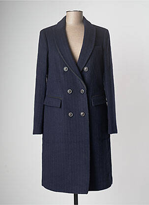 Manteau long bleu ARMANI pour femme