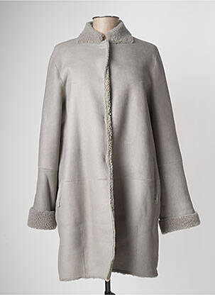 Manteau long gris SYLVIE SCHIMMEL pour femme