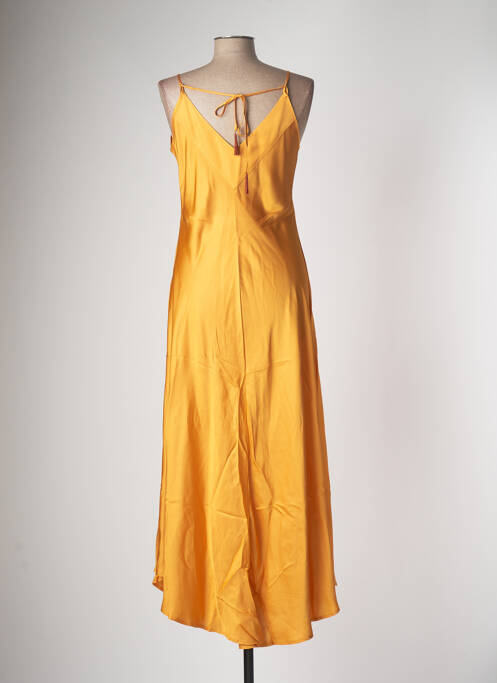Robe longue jaune HANAMI D'OR pour femme