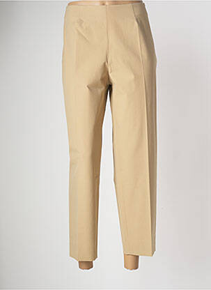 Pantalon 7/8 stretch taille normale beige PIAZZA SEMPIONE femme