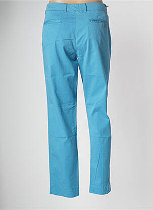 Pantalon chino tissage popeline taille normale bleu ATELIER NOTIFY femme