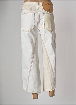 Jeans coupe large taille normale taille normale beige LANVIN femme