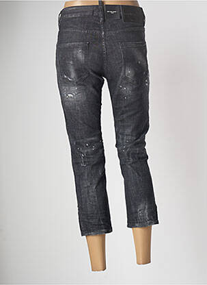 Jeans coupe slim slim taille normale gris DSQUARED2 femme