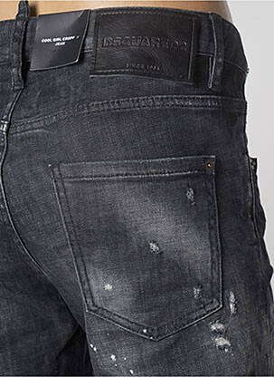 Jeans coupe slim slim taille normale gris DSQUARED2 femme