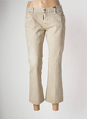 Jeans bootcut beige DSQUARED2 pour femme