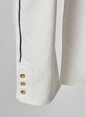 Jeans coupe droite blanc EMPORIO ARMANI pour femme seconde vue