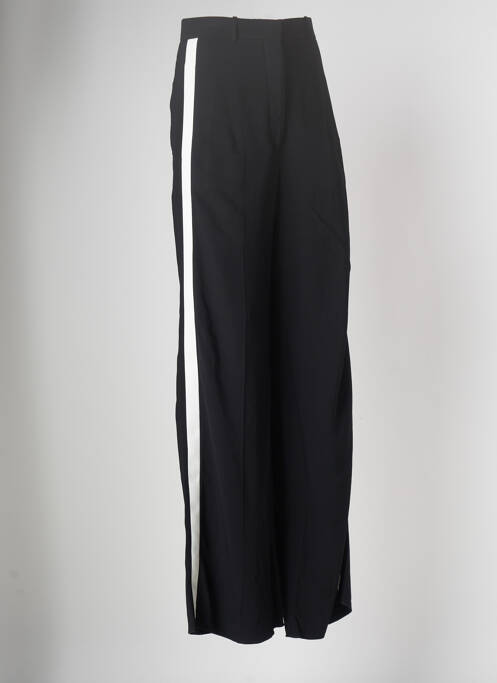 Pantalon large taille à pinces taille haute noir BURBERRY femme