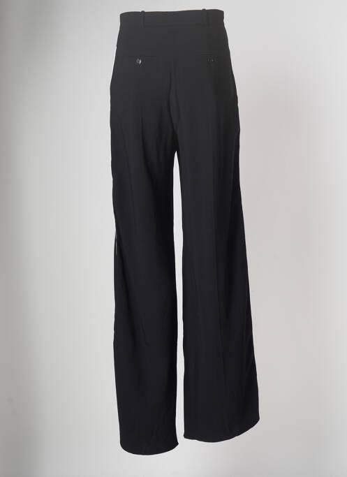 Pantalon large taille à pinces taille haute noir BURBERRY femme