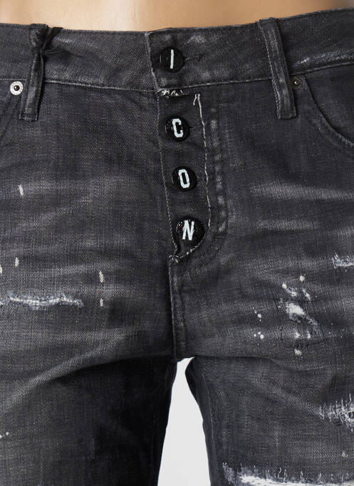 Jeans coupe slim gris DSQUARED2 pour femme
