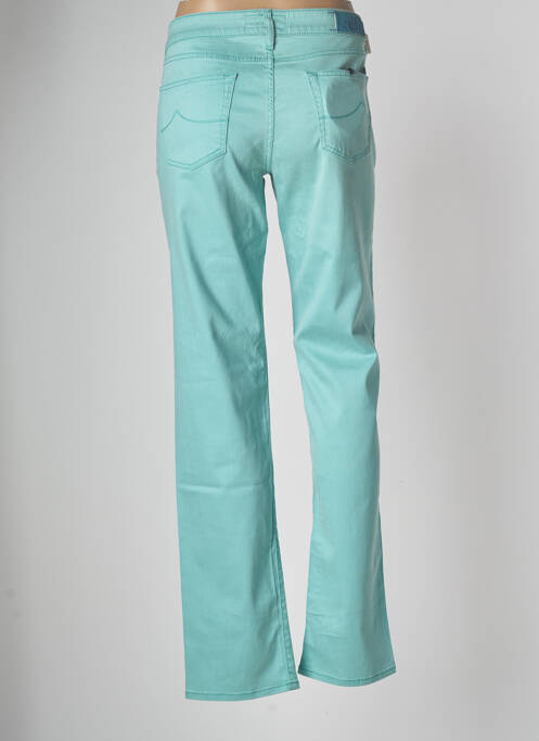 Pantalon droit bleu JACOB COHEN pour femme