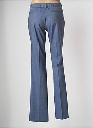 Pantalon chino fermeture zippée sous rabat avec crochet taille normale bleu BARBARA BUI femme