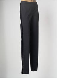 Pantalon chino broderie galons latéraux taille normale noir RED VALENTINO femme