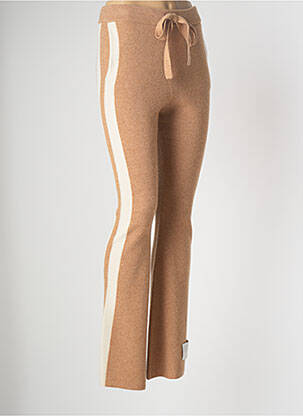 Pantalon flare stretch taille normale beige QUANTUM COURAGE femme