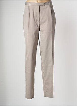 Pantalon droit stretch taille normale beige BERNARD ZINS femme