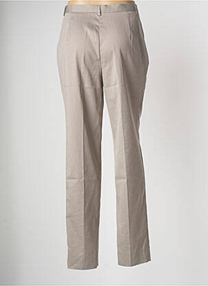Pantalon droit stretch taille normale beige BERNARD ZINS femme