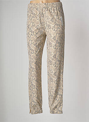 Pantalon droit stretch taille normale beige KENZO femme