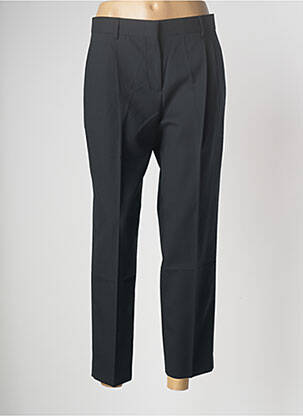 Pantalon 7/8 fermeture zippée sous rabat avec crochet taille normale bleu PAUL SMITH femme
