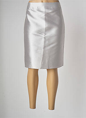 Jupe mi-longue taille normale gris ARMANI femme
