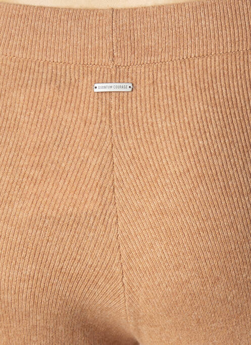 Pantalon flare beige QUANTUM COURAGE pour femme