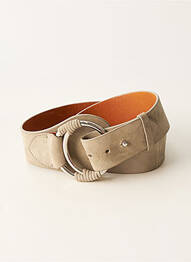 Ceinture fermeture pointe poinçonnée gris RALPH LAUREN femme