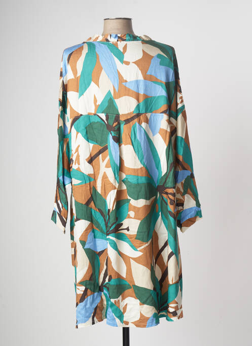 Robe mi-longue vert TENDANCE UNIQUE femme