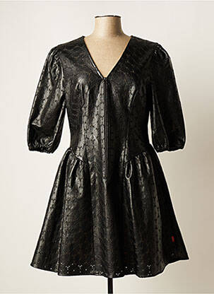 Robe courte noir TEMPERATURA pour femme