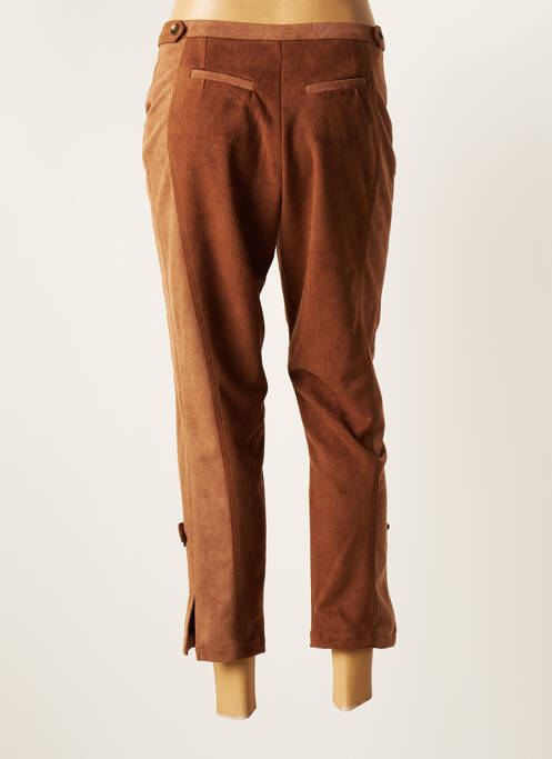 Pantalon 7/8 marron MERI & ESCA pour femme