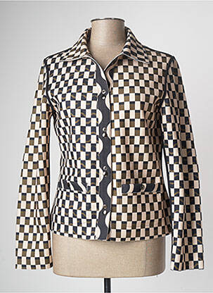 Veste casual poches beige AHIMARIA femme