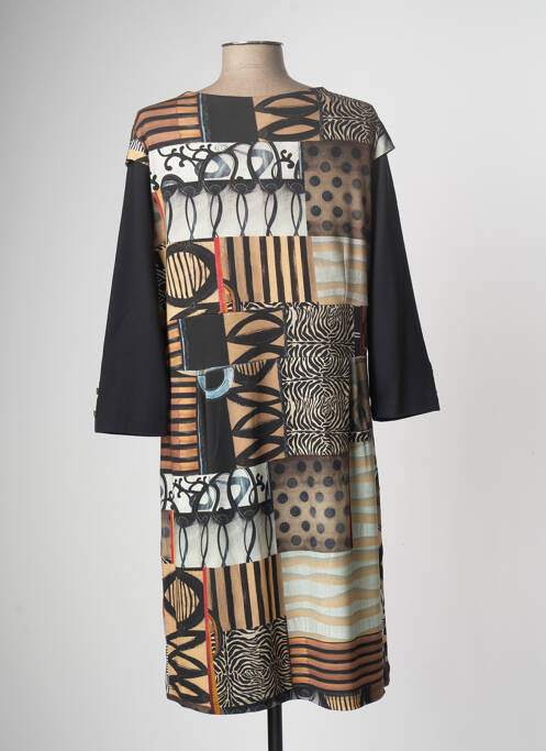 Robe mi-longue beige DOLCEZZA pour femme