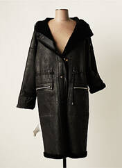 Manteau long noir PREGIO COUTURE pour femme seconde vue