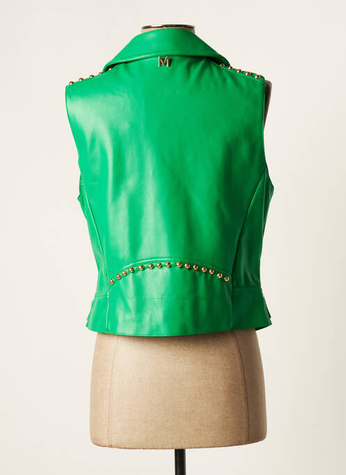 Veste simili cuir vert LOLA CASADEMUNT pour femme