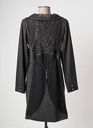 Veste casual col rond gris MERI & ESCA femme
