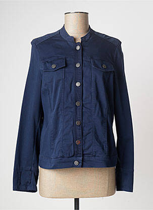 Veste casual poches bleu GREGORY PAT femme