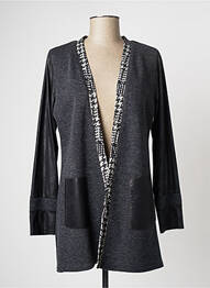 Gilet manches longues stretch gris MERI & ESCA femme