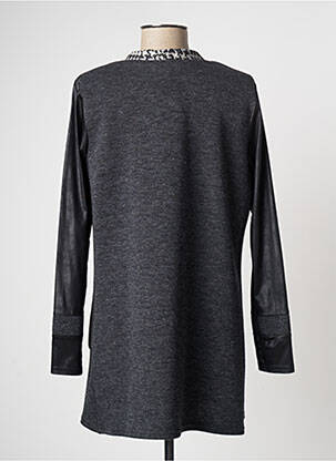 Gilet manches longues stretch gris MERI & ESCA femme