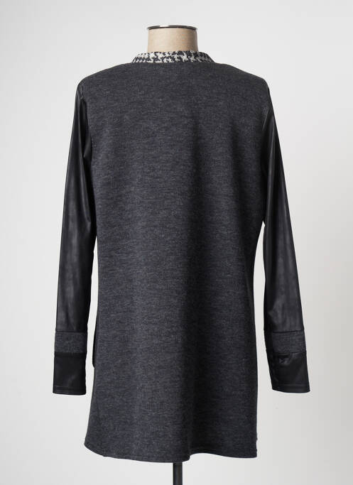 Gilet manches longues gris MERI & ESCA pour femme