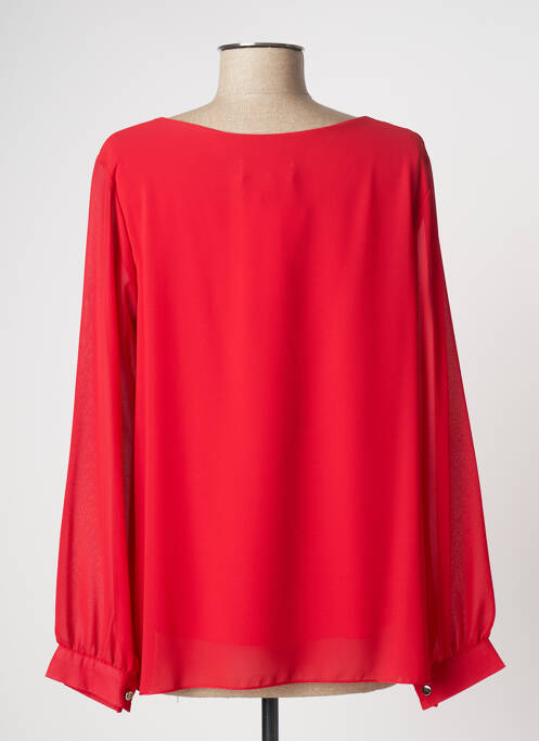 Blouse rouge COULEURS DU TEMPS pour femme