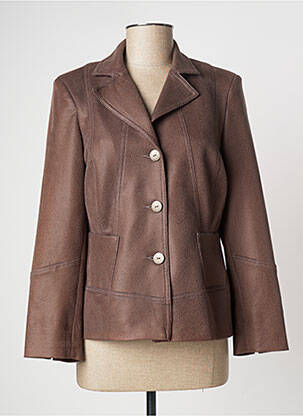 Blazer poches marron GUY DUBOUIS femme