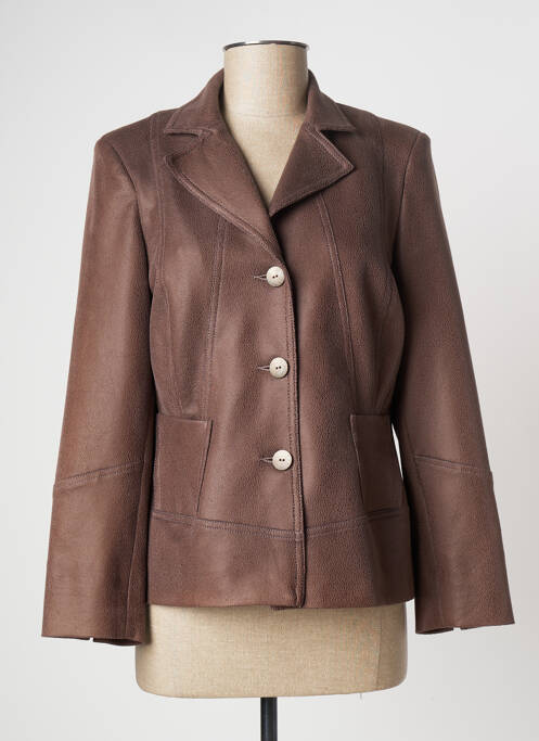 Blazer poches marron GUY DUBOUIS femme
