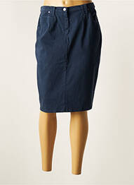 Jupe mi-longue stretch bleu MERI & ESCA femme