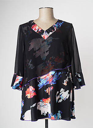 Tunique manches longues col v noir MERI & ESCA femme