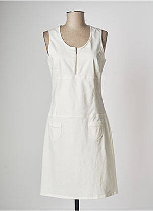 Robe mi-longue sans manche sans manche beige MERI & ESCA femme