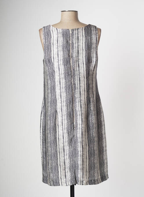 Robe mi-longue noir QUATTRO pour femme