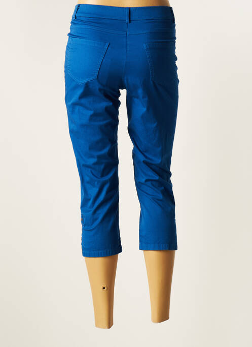 Pantacourt bleu GUY DUBOUIS pour femme