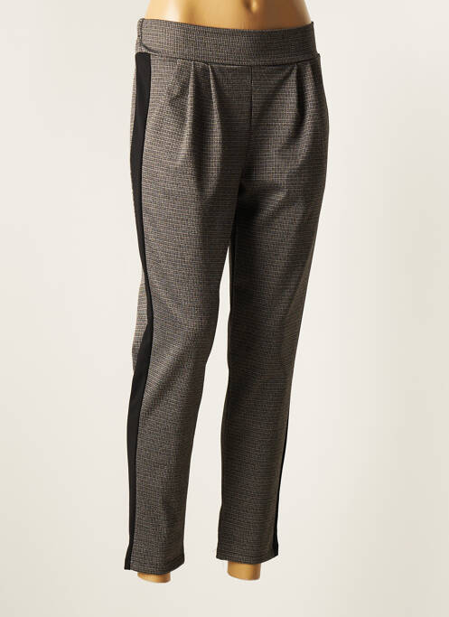 Pantalon 7/8 gris COULEURS DU TEMPS pour femme