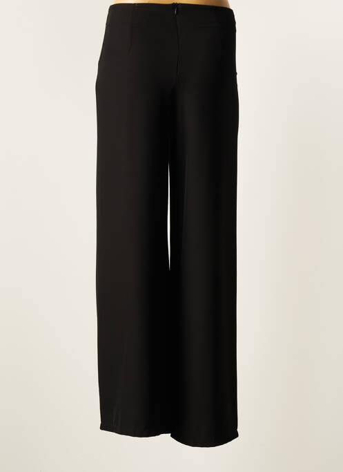 Pantalon large noir COULEURS DU TEMPS pour femme